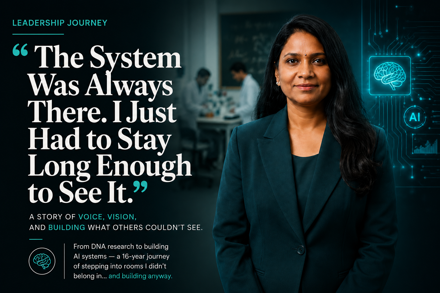 "The System Was Always There. I Just Had to Stay Long Enough to See It."  