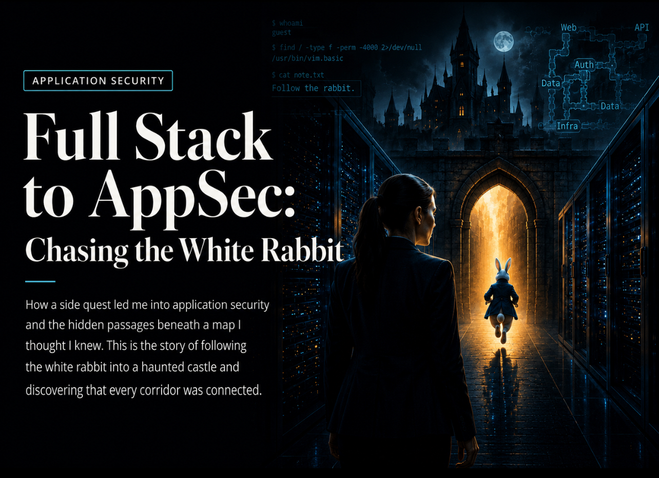 Full Stack to AppSec: Chasing the White Rabbit