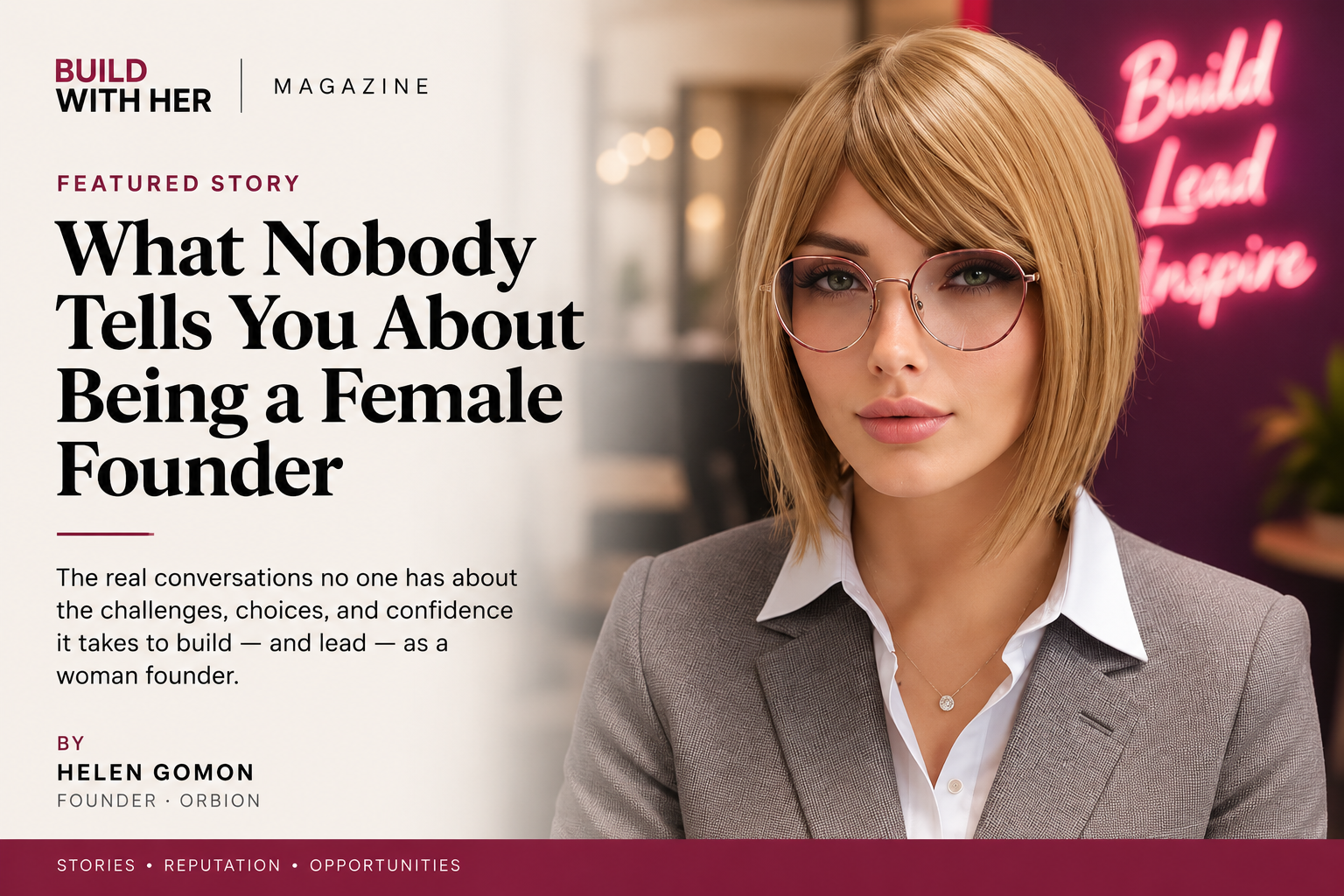 What Nobody Tells You About Being a Female Founder